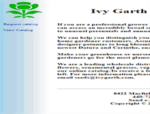 Tablet Screenshot of ivygarth.com